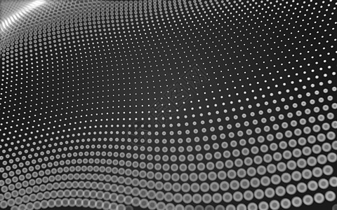 黑色大数据抽象背景 具有连接点和线的多边形形状的分子技术 连接结构 大数据可视化金属黑色水晶渲染三角形3d墙纸科学矩阵蓝色背景