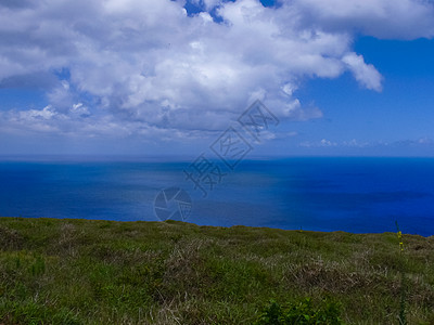 复活节岛 地貌 植被和海岸的自然性质丘陵悬崖场景热带椰子天空海滩旅游牧场建筑学图片