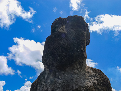 复活岛神像雕像毛衣巨石摩艾国家天堂古董考古学天空公园雕刻图片