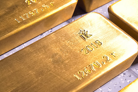 金条 金条形式的黄金贵金属市场商业成功宝藏金库贸易亲和力重量酒吧背景图片