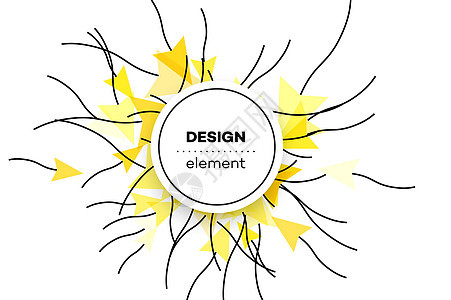 五颜六色的传染媒介背景与抽象计算机老鼠游标 有吸引力的互联网营销概念图三角形艺术设计运动太阳墙纸卡片文字插图指针背景图片