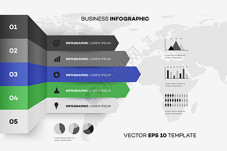 完整的可编辑业务信息图 商业宣传册或演示文稿设计的矢量模板和样机创造力推介会图表横幅传单网站流程公司数字工作图片