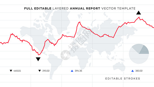 全球年度财务报告 可编辑图表统计分析 汇编和增订表图解投资推介会文档办公室销售量生长数据工作审计图片