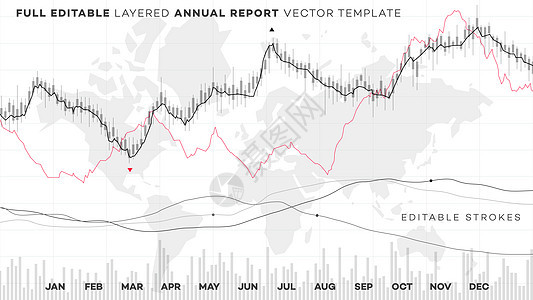 全球年度财务报告 可编辑图表统计分析 汇编和增订表推介会战略项目信息销售量会计帐户办公室图解银行业图片