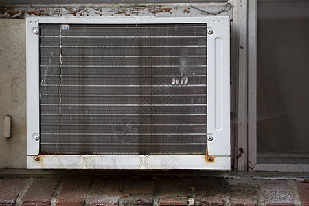 空调机建筑安全金属单元窗户住宅后院电气机器器具图片