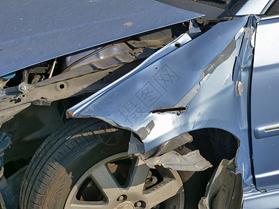 汽车保险杠公路交通事故造成客车撞车损坏的特贴详细细节背景