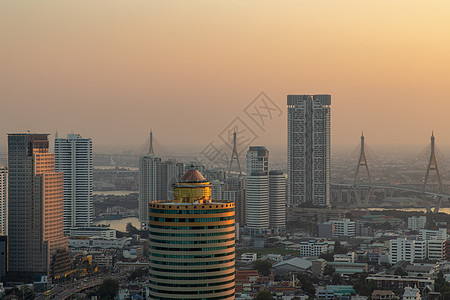 在日落前的天窗之夜 美丽的景色空中观赏时段首都城市时间建筑学旅行黄金天空天气阳光图片