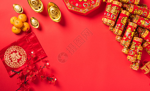 中华新年2021节财富月球桌子销售文化风格装饰运气幸福节日图片