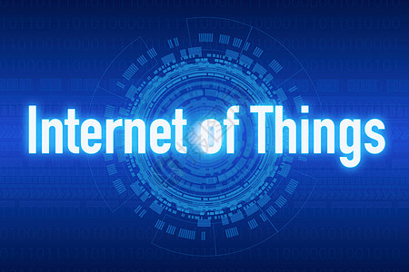 物联网技术背景 人工智能技术与数字虚拟技术概念图片