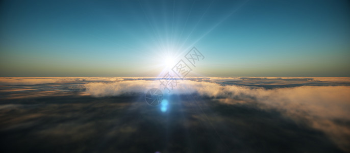 在云中飞翔窗户地平线天际自由航空空气天空科学日落蓝色图片