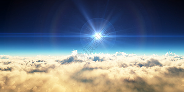 clouds3d rende 行星日落世界地球科学气氛太阳照片天气天堂摄影蓝色图片
