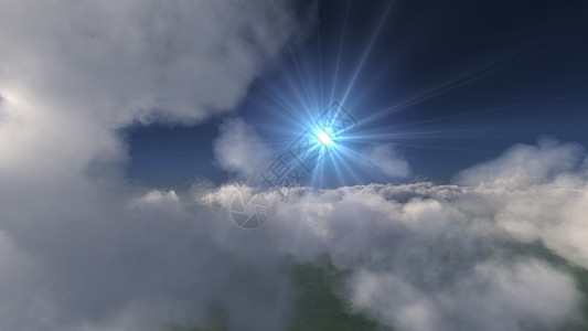 云天之上苏天堂气氛天气地平线风暴蓝色气候运动太阳阳光图片