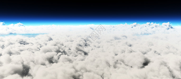 clouds3d rende 行星日落太阳宇宙科学海洋插图气氛阳光地球空气天堂图片