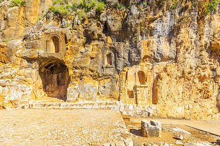 潘圣殿和洞穴(Banias)自然保护区图片