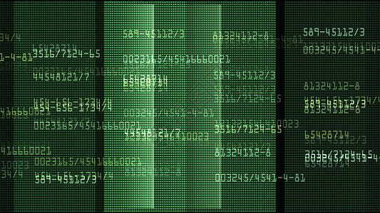 数据监视器数字光渲染它制作图案矩阵编码网络软件科学电脑艺术技术金融数据图片