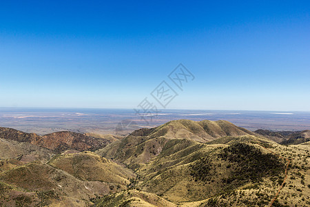 南澳大利亚荷曼星图的Flinders山脉国家公园美丽景色图片