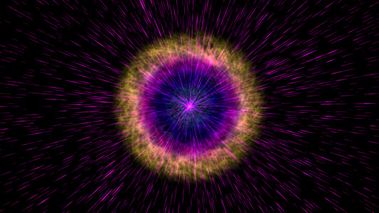 太空中的脉冲星光宇宙脉冲星太阳天文学星系星星辉光重力耀斑辐射图片