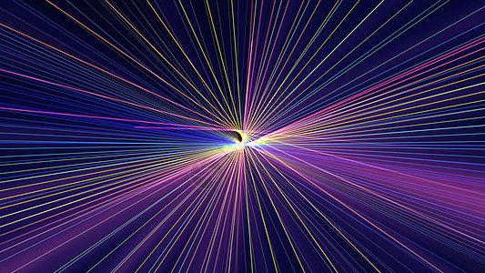 彩色线条的抽象背景3D 渲染3d亮度水平想像力曲线条纹艺术技术彩虹运动图片