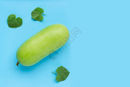 蓝底的冬瓜维生素果汁情调团体营养蔬菜饮食热带水果叶子图片