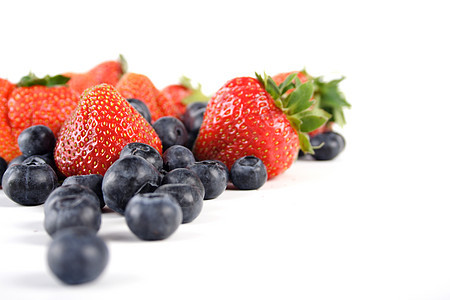 蓝莓和草莓农业甜点种子生产饮食市场生态营养团体茶点图片