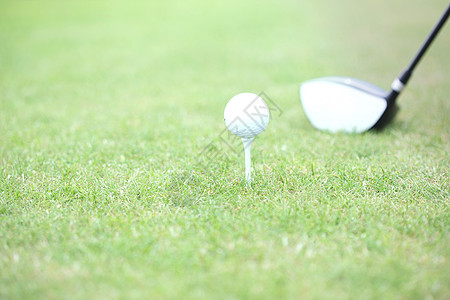 生命摄影图闲暇视图高尔夫球俱乐部器材绿色球座高尔夫体育裁剪图片