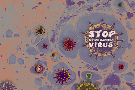 Corona病毒风险警报 阻止Corona病毒传播的概念危险插图预防症状疾病免疫治愈帮助封锁治疗图片