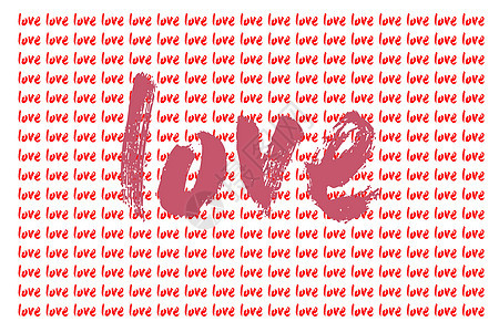 作为爱的概念和情人节背景写的爱这个词纪念日庆典恋人卡片婚礼明信片情感蜜月周年生日图片
