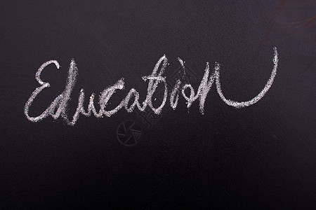 在黑板上用白色粉笔手写的词教育桌子解决方案知识考试创造力创新大学学校数学统治者背景图片