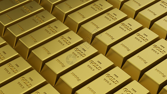 闪亮的金条堆叠 银行业和财富的概念  3个宝藏商业投资金属储蓄市场金融纯金金色交换图片