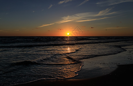 海幕日落背景太阳日光天空海岸海洋天际旅行晴天天堂石头图片
