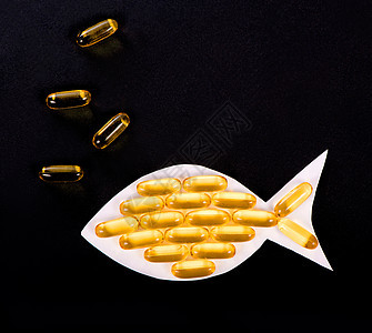 Omega 3型Cod Liver油罐鱼形状药片处方鳕鱼药店胶囊福利营养皮肤卫生饮食图片