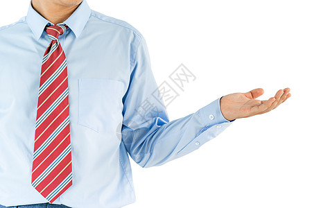 男人穿着长袖衬衫站立工作衣领商业领带人士冒充援手生意人公司衣服图片