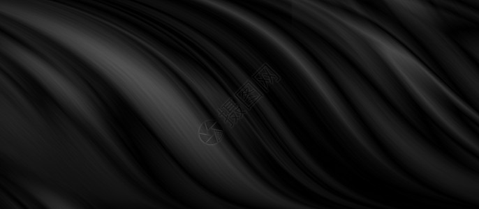 黑色织物背景与副本 spac横幅波浪状纺织品海浪奢华海报曲线材料推介会创造力图片