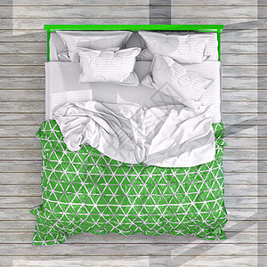 卧室最上面的景色软垫酒店亚麻毯子风格家具房子装饰奢华寝具图片