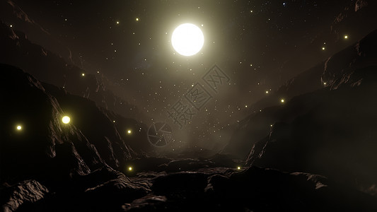 悬崖谷的夜空背包科学地面假期银河系天文学气氛旅行行星成就图片