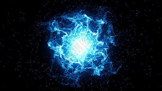空间大爆炸  3D渲染上帝宗教勘探蓝色力量太阳辉光宇宙科学天文学图片