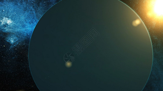 3D空间天王星的实景行星 天王星海王星飞船轨道星系地球星星天空艺术星际火星图片