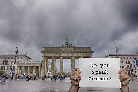 你会说德语吗旅行学校课堂学习说话创造力译者班级语言老师图片