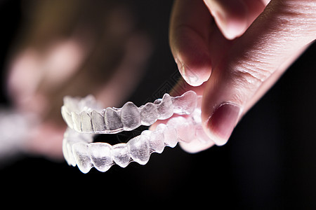 透明feruel 保留牙齿的整齐支撑牙医塑料外科矫正口服手术医生药品保留者图片