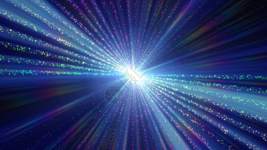 粒子激光光彩色射线它制作图案宇宙派对火花线条科学技术隧道烟花天空活力图片