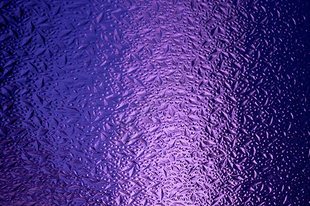 凝露为霜由波纹紫色玻璃制成的抽象背景 玻璃背景背景