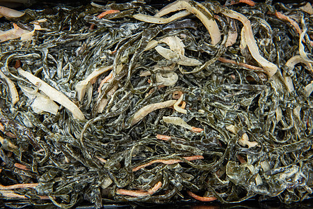 Chuka 水稻海藻沙拉 加卡路里种子生产饮食美食节食营养食物草本植物送货藻类图片
