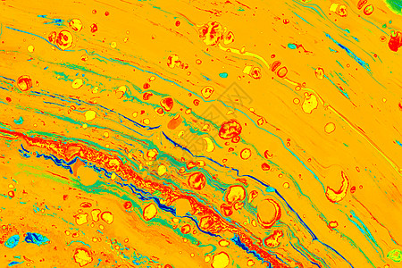 抽象 grunge 艺术背景纹理与彩色油漆飞溅纺织品墙纸艺术品中风光谱彩虹大理石绘画纤维液体图片