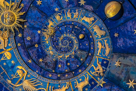 Droste 效果背景 与占星术和幻想相关的概念的抽象设计时间星系宇宙星座螺旋天空天文学科学催眠地球图片