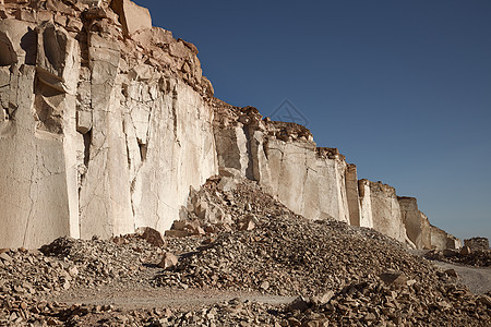 秘鲁阿雷基帕的锡石石头采石场职业基础设施火山环境运输地质学柱子院子石头工作图片