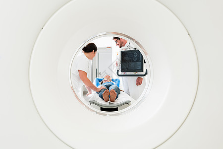 医生 护士和CT扫描病人医师医疗队x光团队放射科疾病计算机职业捷运核磁共振图片