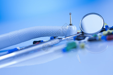 牙科医药 成套设备工具治疗镜子健康金属牙医口腔科诊所保健白色药品图片