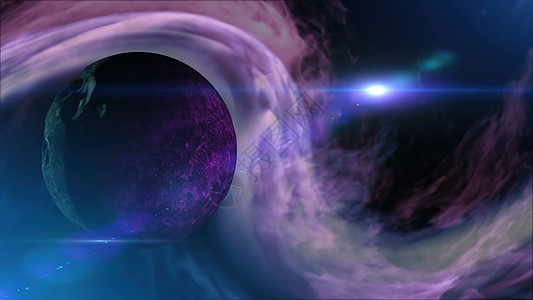 行星运动3d 插图星云星系流体动力学液体天文学科学世界末日星系环境梦境行星新星星际背景