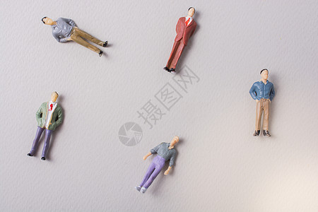 男模模型的微小男子雕像钥匙团队数字人士游客塑像房子商务商业身体图片