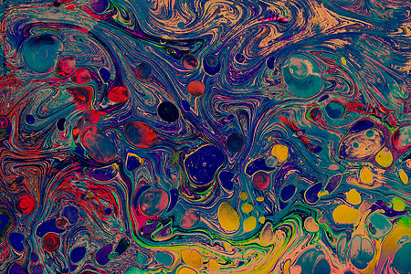抽象 grunge 艺术背景纹理与彩色油漆飞溅装饰品坡度纺织品粮食彩虹纤维绘画中风液体大理石图片